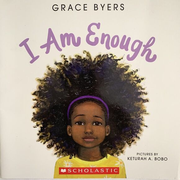 I Am Enough By Grace Byers Paperback Book PREOWNED Self Esteem Confidence - Picture 1 of 7